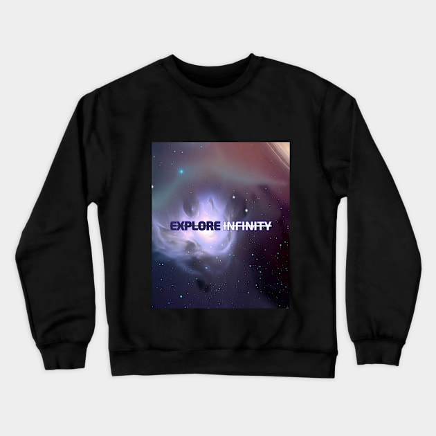 Explore Infinity Crewneck Sweatshirt by Ansh Arya